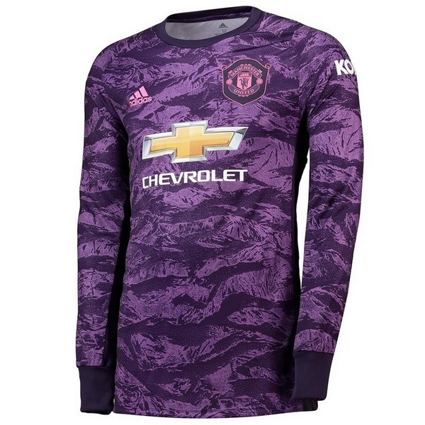 Camiseta Manchester United ML Portero 2019-2020 Purpura